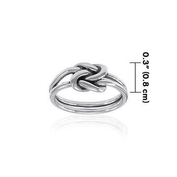 Silver Celtic Knotwork Ring TR160 - Jewelry